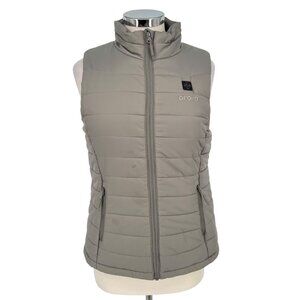 Ororo Womens Heated Puffer Vest Gray Small With Battery Size Small